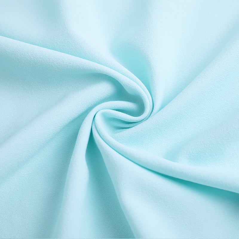 FX50226 Reaktívne zafarbené vrások odolné voči Poly Rayon 4 -Way Stretch Crepe Tkanina pre obleky a nohavice