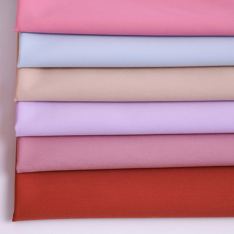FX50316 Mäkké handféry Plain Polyester Polyester Rayon 4 -Way Stretch tkanina pre čistenie a lekárske uniformy