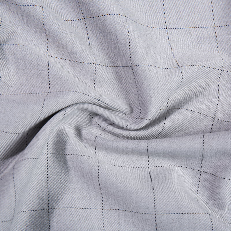 FX54237 Prispôsobené návrhy Polyester viskóza Šeková tkanina so spandexom pre uniformy